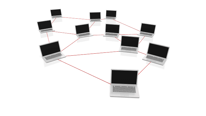 Hand holding electronic components illustration